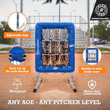 ALAGPRO? The Original 9 Hole Pitching Net with Strike Zone Pocket | Pitching Target for Baseball & Softball Pitchers